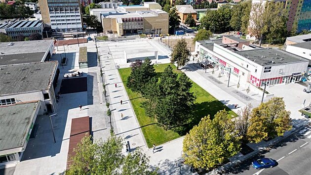 Vt st modernizovanho centra Kopivnice z vky (20. jna 2024)