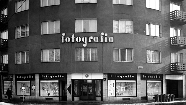 Fotografia U Zvonu v Plzni v roce 1970, kde Ji Plzk psobil. (29. jna 2024)