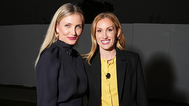 Cameron Diazová a Katherine Power na summitu Fortune’s Most Powerful Women 2024 (říjen 2024)