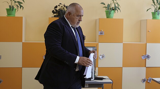 B�val� bulharsk� premi�r Bojko Borisov b�hem p�ed�asn�ch parlamentn�ch voleb v Bulharsku. (27. ��jna 2024)