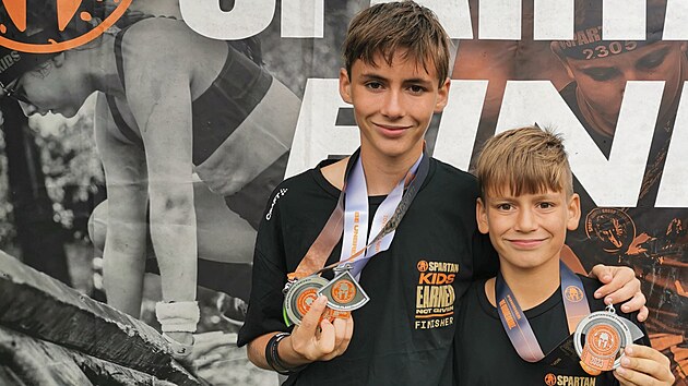 Jan Hok a Antonn Vrinsk pi zvod Spartan.