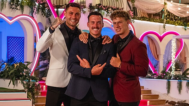 Finalisté show Love Island Česko & Slovensko 2024: Trabo, Dano a Pavel (28. října 2024)