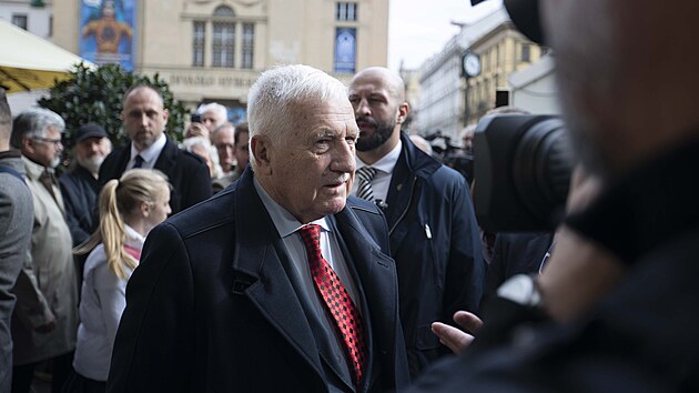 B�val� prezident V�clav Klaus (28. ��jna 2024)
