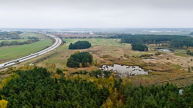 Janovsk mokad le nedaleko Nan u dlnice D5. (18. jna 2024)