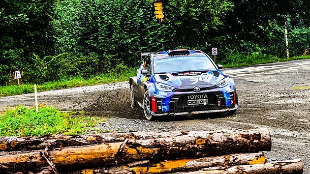 Filip Mare v akci bhem Barumky, tradin zlnsk rallye, je je i soust evropskho ampiontu ERC.