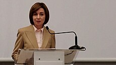 Moldavská prezidentka Maia Sanduová