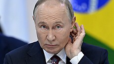 Vladimir Putin na summitu BRICS v Kazani (23. íjna 2024)