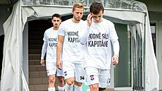 Fotbalisté Lín nastupují k druholigovému utkání proti Prostjovu, v nm...