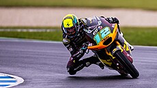 Filip Sala� b�hem Velké ceny Austrálie v kategorii Moto2.