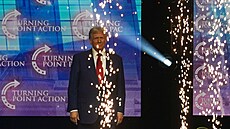 Donald Trump b�hem kampan� v Georgii (23. �íjna 2024)