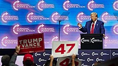 Donald Trump b�hem kampan� v Georgii (23. �íjna 2024)