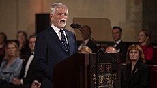 Projev ke státnímu svátku 28. �íjna p�edná�í ve Vladislavském sále Pra�ského...