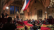 Projev ke státnímu svátku 28. íjna pednáí ve Vladislavském sále Praského...