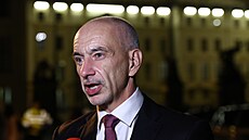 Slavnostní píchod host na Praský hrad. Na snímku  hejtman Jihoeského kraje...