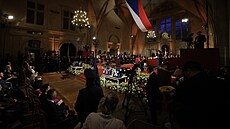 Projev ke státnímu svátku 28. íjna pednáí ve Vladislavském sále Praského...