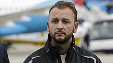 Slovenský ministr vnitra Matú� �utaj E�tok (5. �íjna 2024)