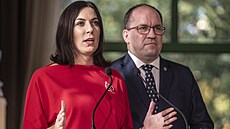 Podpis memoranda o spolupráci ODS, KDU-�SL a TOP 09 ve volbách do Sn�movny v...