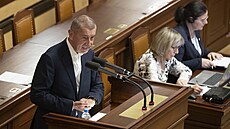 Andfej Babi� ve Sn�movn� p�i pokusu ANO o mimo�ádnou sch�zi k návrhu zmrazit...