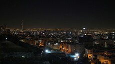 Pohled na íránské hlavní m�sto Teherán (26. �íjna 2024)