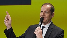 editel Christian Prudhomme bhem prezentace trasy Tour de France 2025