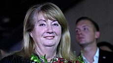 Lídryn� sociálních demokrat� Vilija Blinkevi�iuteová  po druhém kole...