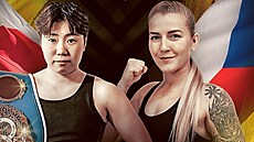 Plakát na zápas o sv�tový boxerský titul organizace IBF mezi jeho dr�itelkou...