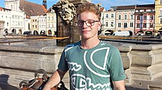 Mladý fotbalový rozhod�í Daniel Ko�í.
