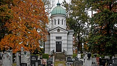Hrobka známého eskobudjovického podnikatele Josefa Hardtmutha stojí na...