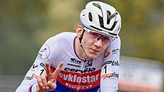 Cyklokrosa Krytof Baant v pohárovém závod v Kolín,