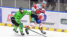 Momentka ze zápasu Dynamo Pardubice - BK Mladá Boleslav