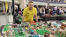 Vystavovatel Luká Jurczek v Olomouci. (20. íjna 2024)