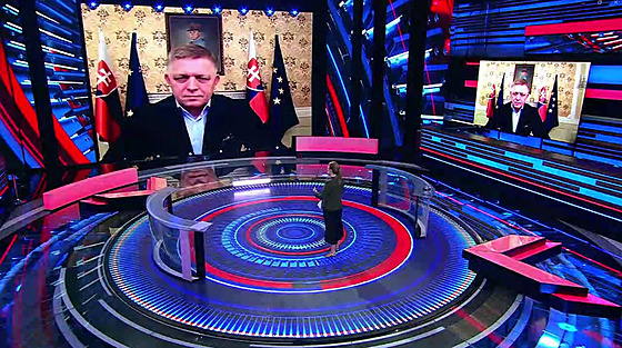 Slovenský premiér Robert Fico v diskusním poadu ruské televize Rossija 1