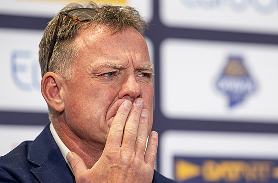 Hlavní trenér národního týmu Radim Rulík na tiskové konferenci k nominaci na...