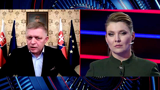 Slovenský premiér Fico vystoupil v propagandistickém ruském po�adu