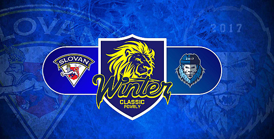 Logo utkání Winter Classic v Povrlech.