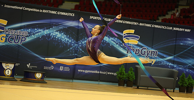 Laura Kopfstein se za�ala moderní gymnastice v�novat ve �ty�ech letech. Na...