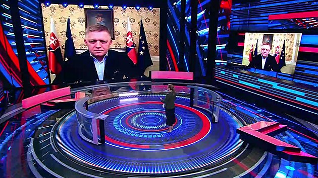 Slovensk premir Robert Fico v diskusnm poadu rusk televize Rossija 1