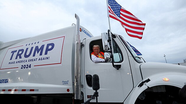 Donald Trump bhem kampan ve Wisconsinu (30. jna 2024)