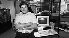 Francouzský vynálezce Philippe Kahn na snímku z roku 1986