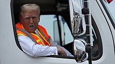 Donald Trump během kampaně ve Wisconsinu (30. října 2024)