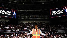 Donald Trump b�hem kampan� ve Wisconsinu (30. �íjna 2024)