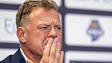 Hlavní trenér národního týmu Radim Rulík na tiskové konferenci k nominaci na...