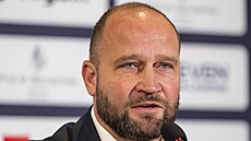 Generální mana�er národního týmu Ji�í �légr na tiskové konferenci k nominaci na...