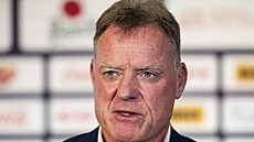 Hlavní trenér národního týmu Radim Rulík na tiskové konferenci k nominaci na...