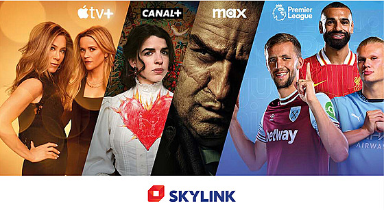 Balí�ek Skylink Premium se t�emi streamovacími slu�bami v jednom