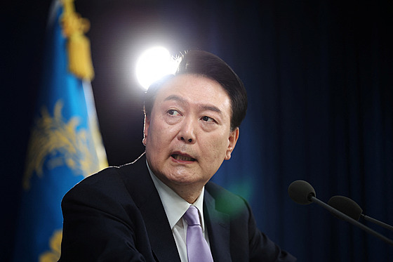 Jihokorejský prezident Jun Sok-jol.