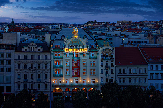 Jediné autorské �tení Franz Kafka uspo�ádal v roce 1912 v hotelu U Arcivévody...