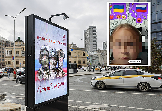 Na Krymu stíhají desetiletou dívku. K ruské vlajce na TikToku dala naštvaný emotikon