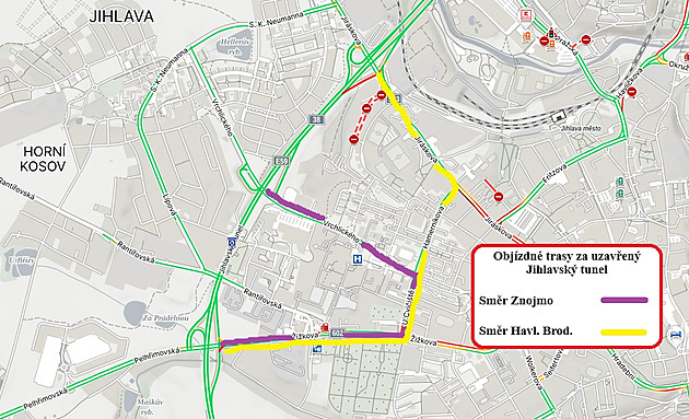 Jihlavský tunel se po opravě otevřel na dva měsíce. Teď ho znovu zavřou