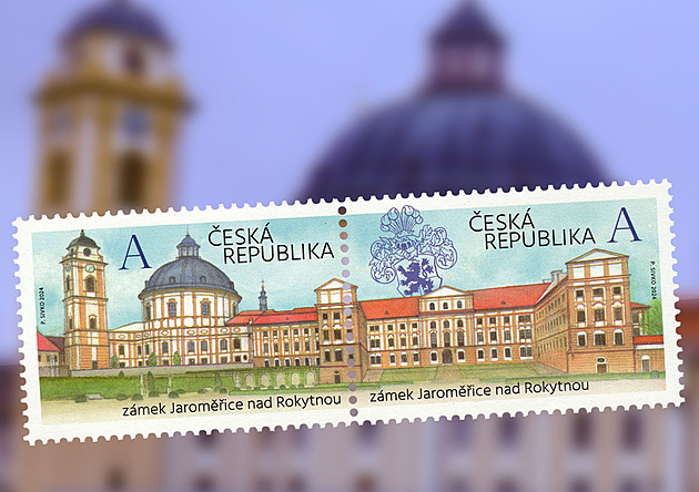 Na soutisku dvou známek, který �eská po�ta uvedla do prodeje ve st�edu 30....